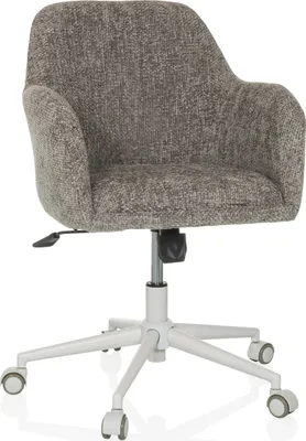 Obrázek produktu pro hjh LIVING Home Office Kancelářská židle SOLAO HOME Kancelářská židle s područkami Látková otočná židle