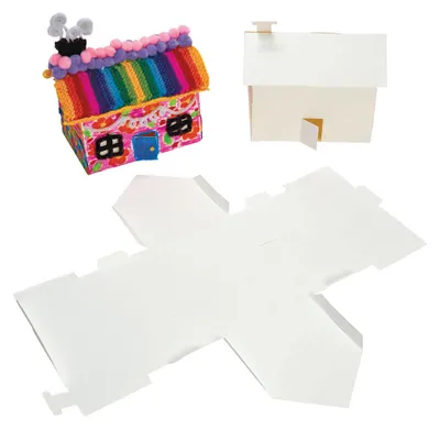 Produktbild von 3D -Papierklapphäuser, 20 Set von 20