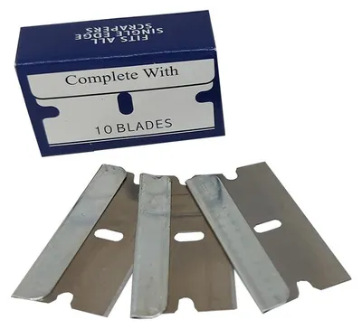 Produktbild von Ersatzklingen für Glasschaber 40 mm, 10 Stück, gehärteter Stahl