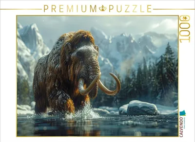Produktbild von CALVENDO Puzzle Mammut | 1000 Teile Lege-Größe 64x48cm Foto-Puzzle für glückliche Stunden