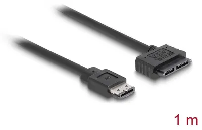 Immagine prodotto di Delock Kabel eSATAp > Slimline SATA13 Pin 1,0 m