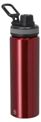 Produktbild von Wasserflasche/Getrankeflasche Sportwasserflasche Fitmaster - rot - 800 ml - Aluminium - Schraubversc