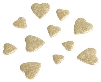 Produktbild von 24 Streu-Herzen Holz Love natur