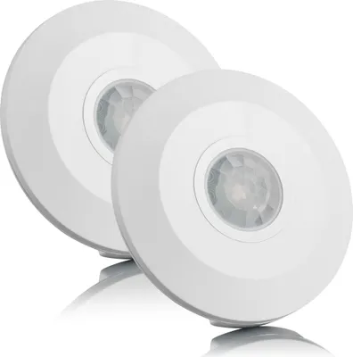 Produktbild von 2x Bewegungssensor Bewegungsmelder Aufputz 360° Deckenmontage Infrarot SEBSON