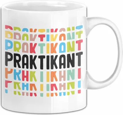 Produktbild von Praktikant Tasse Geschenk Für Praktikanten Kaffee-Becher Geschenkidee (Weiß)