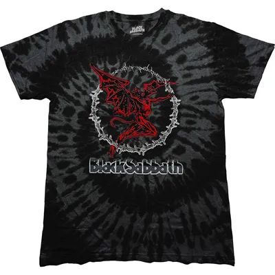 Zdjęcie produktu dla Black Sabbath Red Henry Wash Collection Black M Koszulka