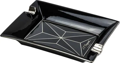 Produktbild von S.T. Dupont Fire X schwarz, Zigarrenaschenbecher aus Keramik
