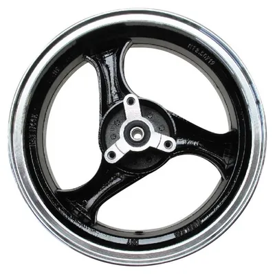 Produktbild von Felge vorne 3.50x12 schwarz Alu Scheibenbremse 700827