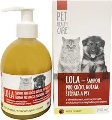 Obrázok produktu pre Šampón proti parazitom LOLA. pre psy a mačky 250ml PHC