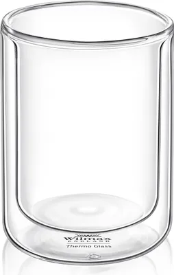 Produktbild von Szkło termiczne Wilmax, 200 ml, dwuścienne, WL-888782/A