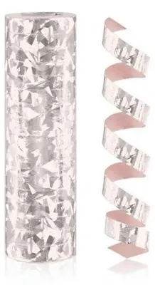 Produktbild von Holografische Luftschlange Rosa-Gold 4m (Party - Luftschlangen und Konfetti)