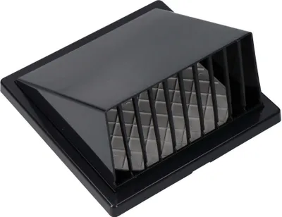 Productafbeelding van Ventilatie rooster EDM 87755, antraciet, 10 x 17 x 17 cm