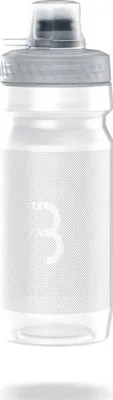Image de BBB Cycling, bouteille AutoTank Mudcap, fermeture automatique, 550 ml, transparente, anti-fuite.