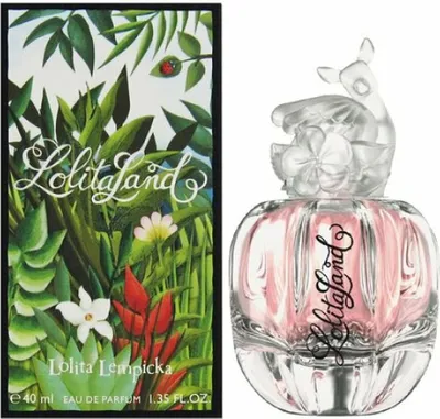 A perfume box and bottle.