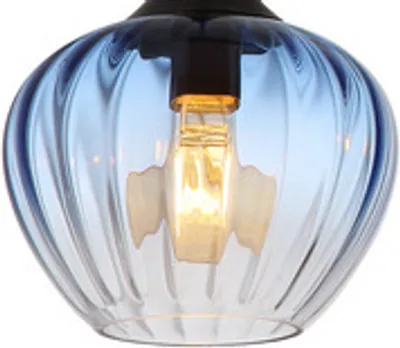Produktbild von Lampenglas E27 Tischlampe Ersatzglas Pendellampe Retro Vintage Lampenglas Buntes Lampenglas Ersatzglas für Tischlampe Tischleuchte Deckenleuchte Blau