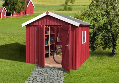 Produktbild von Schwedenhaus Vassbo Gr.3 schwedenrot B x T x H 277 x 286 x 230