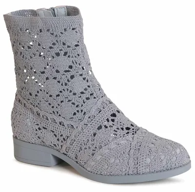 Produktbild von topschuhe24 3225 Damen Cut Out Stiefeletten Halbstiefel, Farbe:Blau, Größe:39 EU