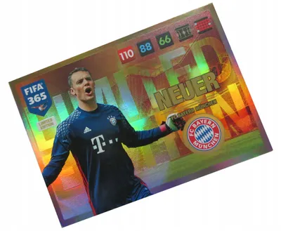Produktbild von Panini Fifa 365 2017 Limited Edition Manuel er Fc Bayern Football Card