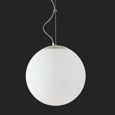 Produktbild von OSMONT ADR72103 ADRIA L4 HP Hängeleuchte aus gebürstetem Edelstahl / weiß, Schutzart IP40, 3000 K, 58 W LED-Notbeleuchtung, kombiniert, 3 Stunden