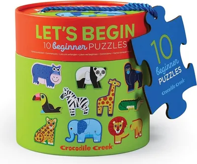 Obrázok produktu pre Krokodíl Creek začnime puzzle džungľa - 2 kusy