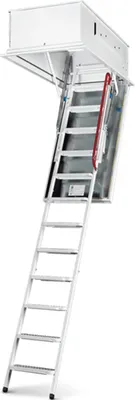 Produktbild von Wippro Dachbodentreppe Eurostep Brandhemmend Lukenmaß 110x70cm