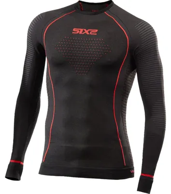 Obrázok produktu pre Funkčné tričko Blazefit TS2W s dlhým rukávom čierno-červené - M/L