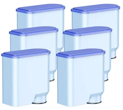 Immagine prodotto di 6 filtri per l'acqua di ricambio per la serie Philips AquaClean CA6903, con sistema di filtrazione a 2 stadi per macchine da caffè automatiche