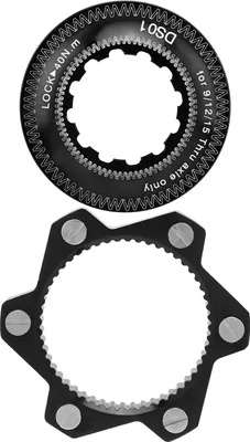 Produktbild von Bremscenter -Lockbike 6 Bolzen Scheibenrotoradapter Set Fahrrad Aluminiumlegierung AccessoireBlack