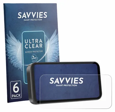 Produktbild von 6x Für Carpuride 603 6.3" Schutzfolie Savvies Displayschutz Display Schutz Folie Klar Transparent