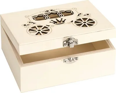 Produktbild von Box rechteckig Holz 17x12x8 cm