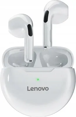 Produktbild von Lenovo In-Ear Kopfhörer Ht38 Weiss Mikrofon Sport