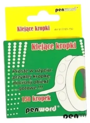 Zdjęcie produktu dla Klejące kropki 150 kropek - Penword