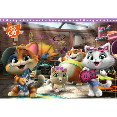 Immagine prodotto di Puzzle RAVENSBURGER 44 gatti 2x24 pezzi