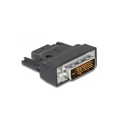 Produktbild von DeLOCK DVI / HDMI Adapter, DVI-D, HDMI FM, Schwarz