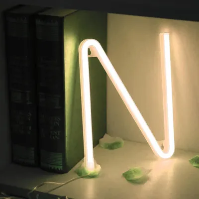 Obrázok produktu pre LED NEON písmená - biele studené svetlo - N