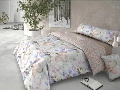 Immagine prodotto di Set copripiumino Pierre Cardin HOJARASCA Pink King size 4 pezzi
