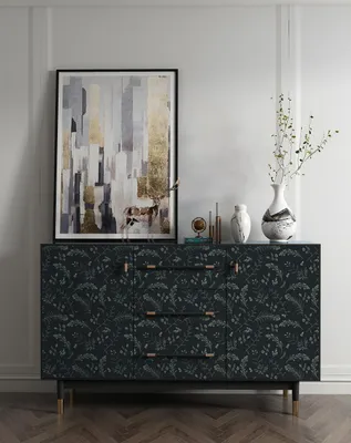 Produktbild von Plakfolie Möbelpatrone botanisch, selbstklebend, 45x200 cm, für Möbel