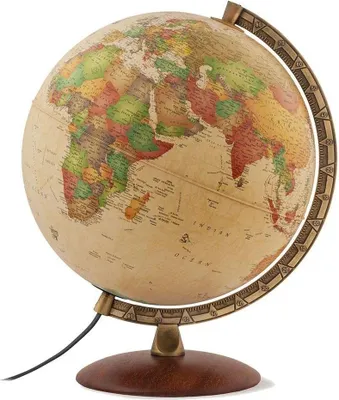 Productafbeelding van Antieke, verlichte bol, 30 cm, decoratie voor woonkamers