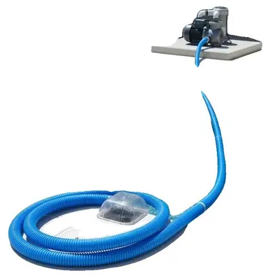 Image de Tuyau pour piscine, en plastique durable, résistant aux intempéries, de couleur vert armée