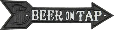 Produktbild von Clayre & Eef Textschild 32x8 cm Braun Eisen