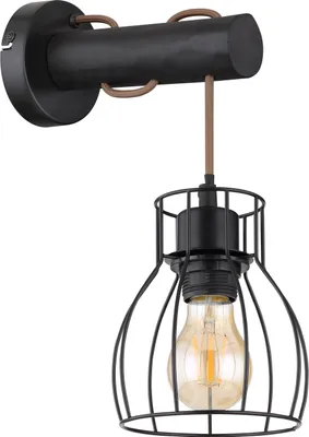 Produktbild von GLOBO Lighting Wandleuchte MINA BH 13.60x30 cm schwarz Wandlampe