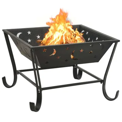 Obrázek produktu pro vidaXL Ohnivý koš s pokrem 62 cm XXL Steel