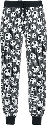 Produktbild von The Nightmare Before Christmas Pyjama-Hose Damen Jack Skellington - Skulls schwarz L
