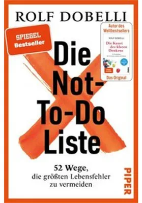 Produktbild von Die Not-To-Do-Liste