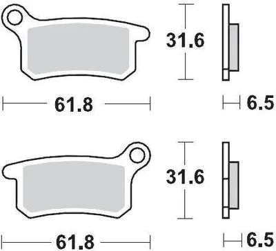 Produktbild von Moto-Master Bremsbeläge 094611 094611