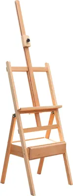 Imagen del producto de Caballete de madera, marco para óleo sobre madera de haya, juego de caballete de madera para dibujar y esbozar, ideal para adultos, estudiantes y principiantes