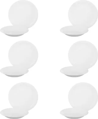 Productafbeelding van Tafelservies - Servies 12-delig - Opaalglas - Wit