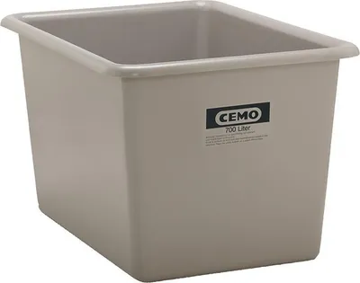 Produktbild von CEMO Rechteckbehälter 700 Liter grau