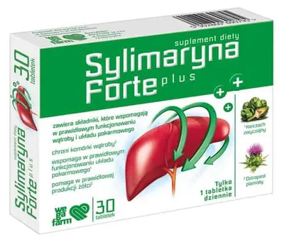 Produktbild von WegaFarm Sylymarin Forte Plus 30 Tabletten