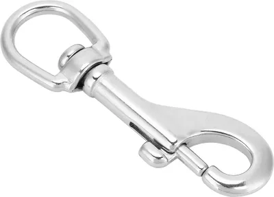 Obrázek produktu pro háček z nerezové oceli 316, otočné očko, karabina na opasky, tašky, potápění (92 mm)